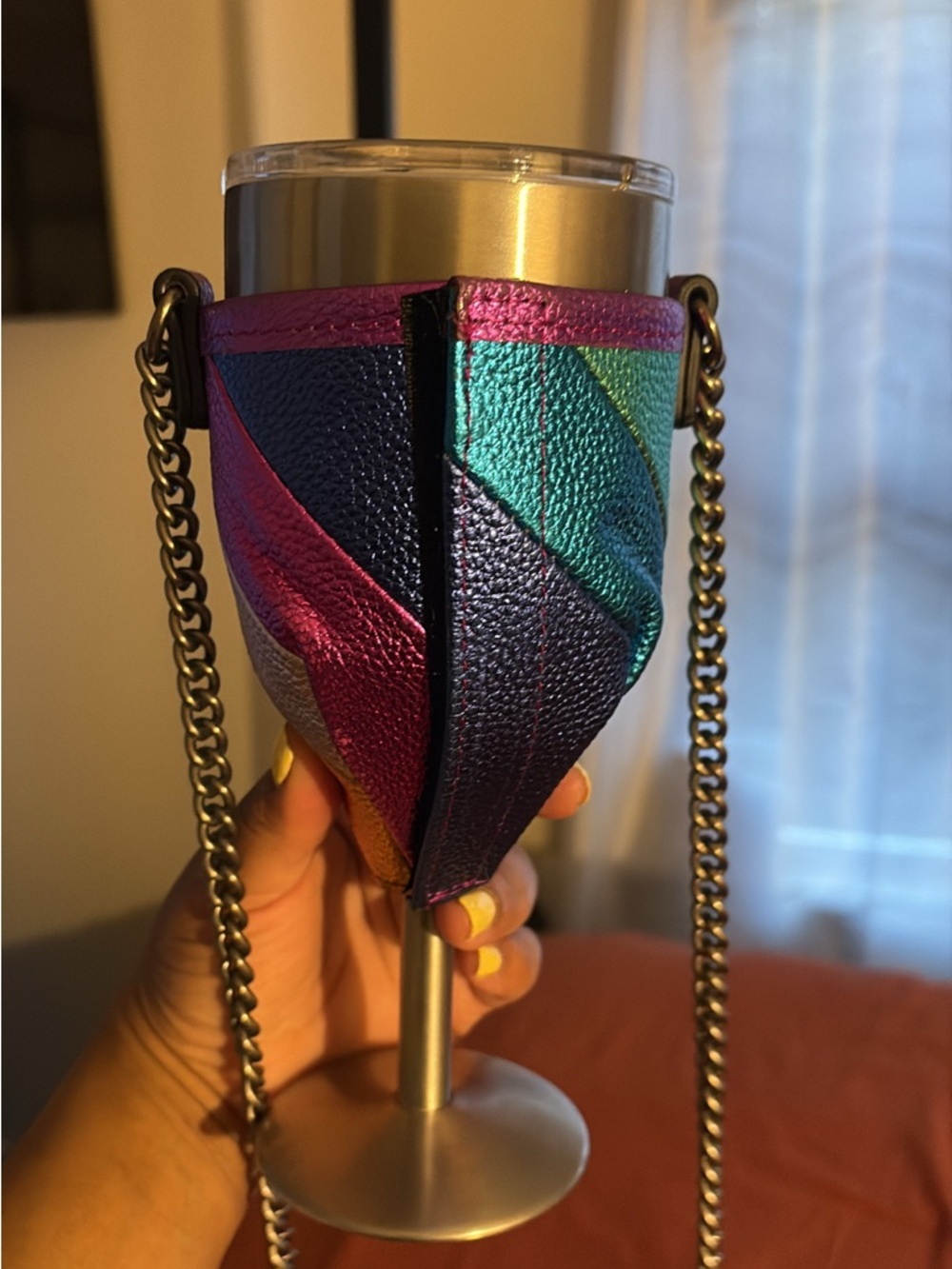 Kurt Geiger Multicolor Metallic Cup Crossbody - Picture 2 of 8